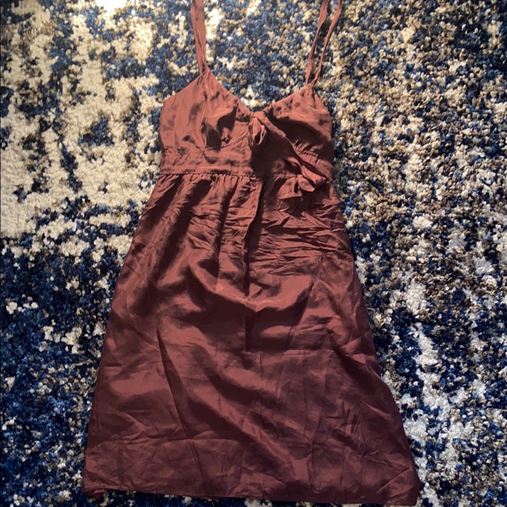 Velvet Women's Dress in Rich Burgundy